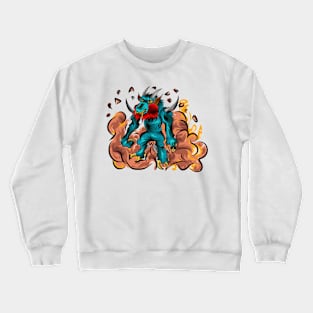 Dragonwolf Demon Monster Crewneck Sweatshirt